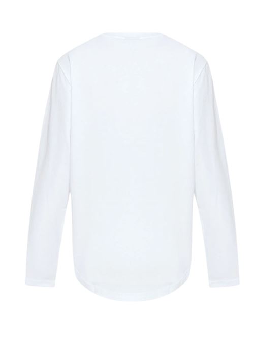 T-shirt bianca in cotone Karl Lagerfeld jeans | A1M17043100